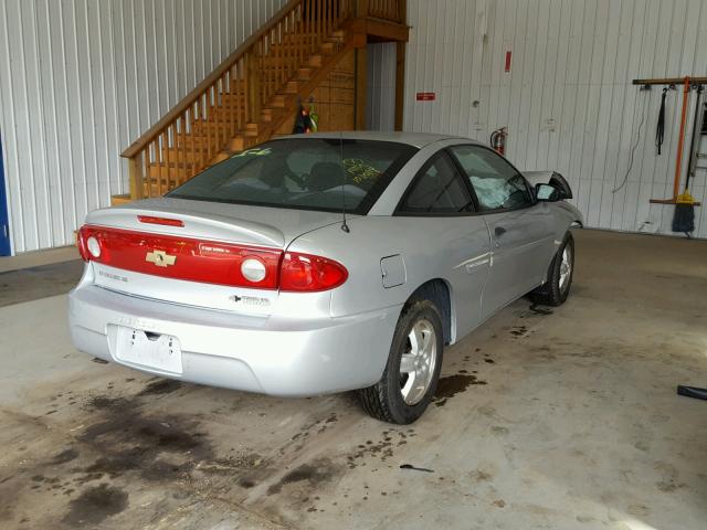 1G1JF12F547247644 - 2004 CHEVROLET CAVALIER L GRAY photo 4