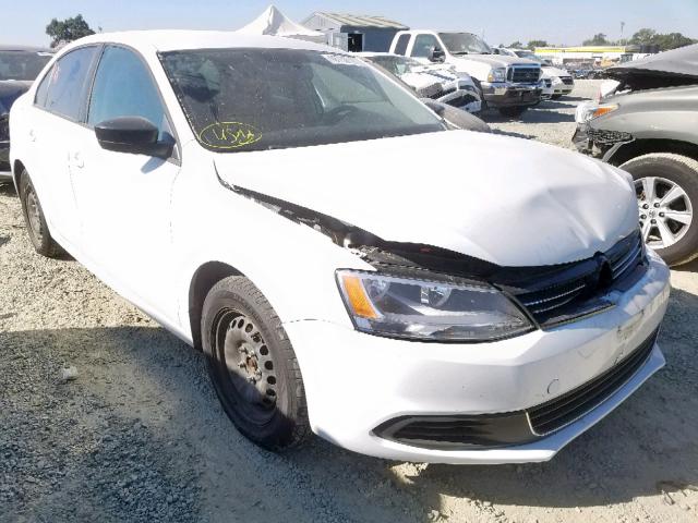 3VW2K7AJ8EM411098 - 2014 VOLKSWAGEN JETTA BASE 白色 照片 1