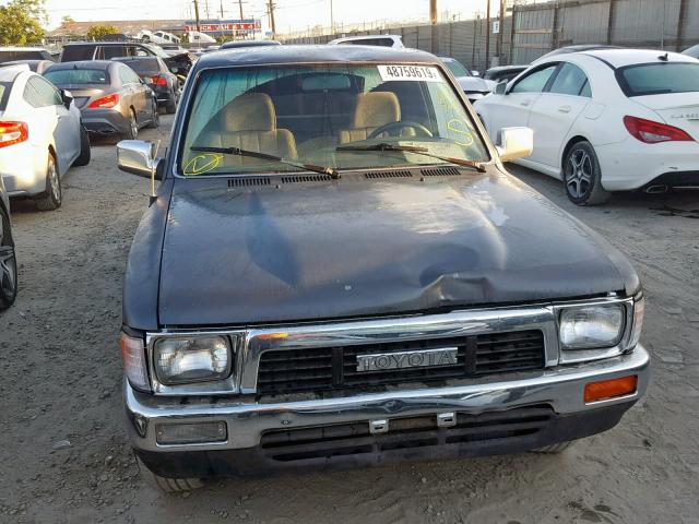 JT4VN93G3L5013496 - 1990 TOYOTA PICKUP 1/2 GRAY photo 9