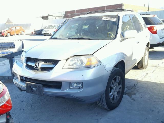 2HNYD186X5H522539 - 2005 ACURA MDX TOURIN SILVER photo 2