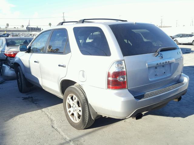 2HNYD186X5H522539 - 2005 ACURA MDX TOURIN SILVER photo 3