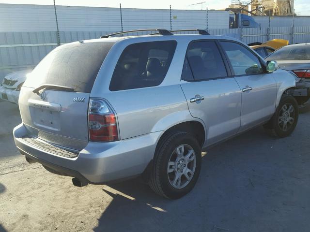 2HNYD186X5H522539 - 2005 ACURA MDX TOURIN SILVER photo 4