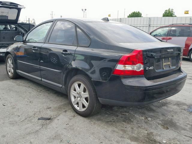 YV1MS390072272525 - 2007 VOLVO S40 2.4I BLACK photo 3