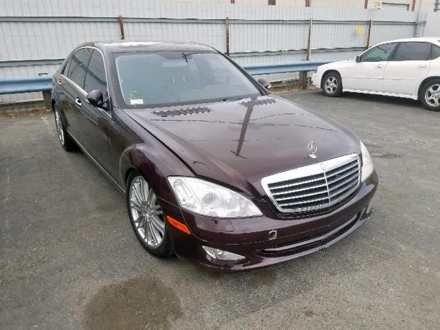 WDDNG71X88A229558 - 2008 MERCEDES-BENZ S 550 MAROON photo 1