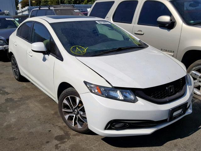 19XFB2F98DE201096 - 2013 HONDA CIVIC EXL 白色 照片 1