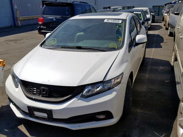 19XFB2F98DE201096 - 2013 HONDA CIVIC EXL 白色 照片 2