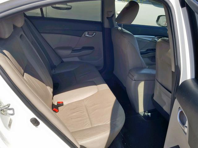 19XFB2F98DE201096 - 2013 HONDA CIVIC EXL 白色 照片 6