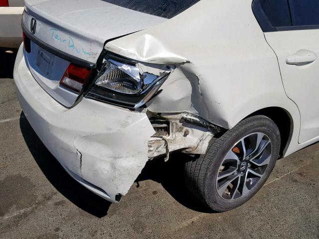 19XFB2F98DE201096 - 2013 HONDA CIVIC EXL 白色 照片 9