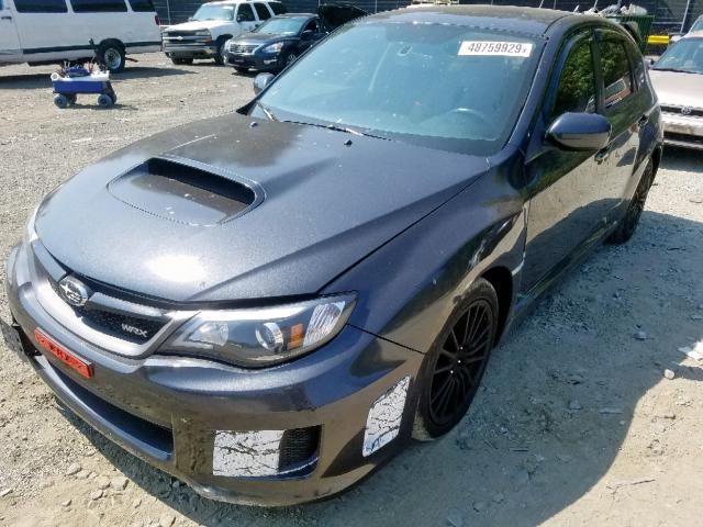 JF1GR7E69EG220087 - 2014 SUBARU IMPREZA WR GRAY photo 2