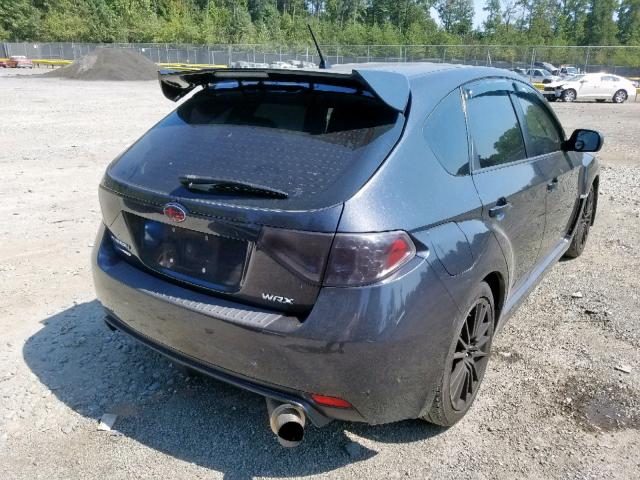 JF1GR7E69EG220087 - 2014 SUBARU IMPREZA WR GRAY photo 4