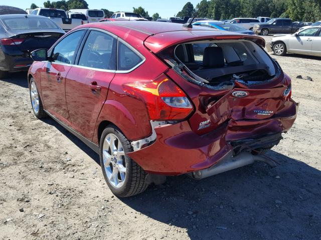 1FADP3N23EL180188 - 2014 FORD FOCUS TITA MAROON photo 3