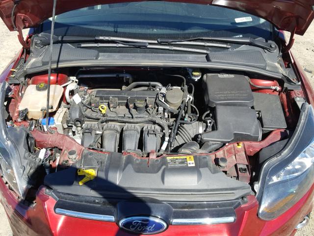 1FADP3N23EL180188 - 2014 FORD FOCUS TITA MAROON photo 7