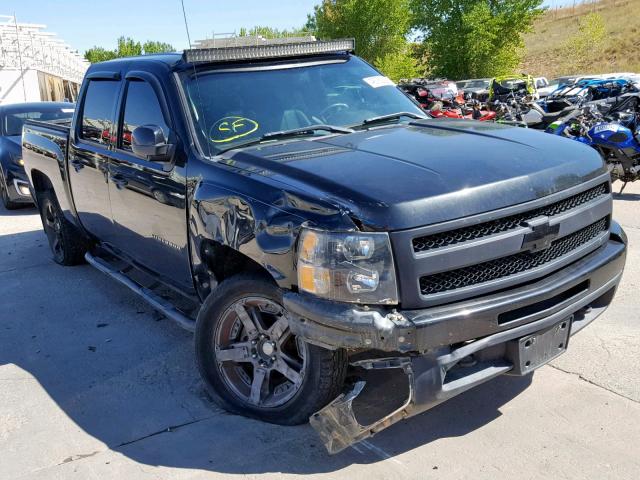 3GCRKTE30AG181586 - 2010 CHEVROLET SILVERADO BLACK photo 1