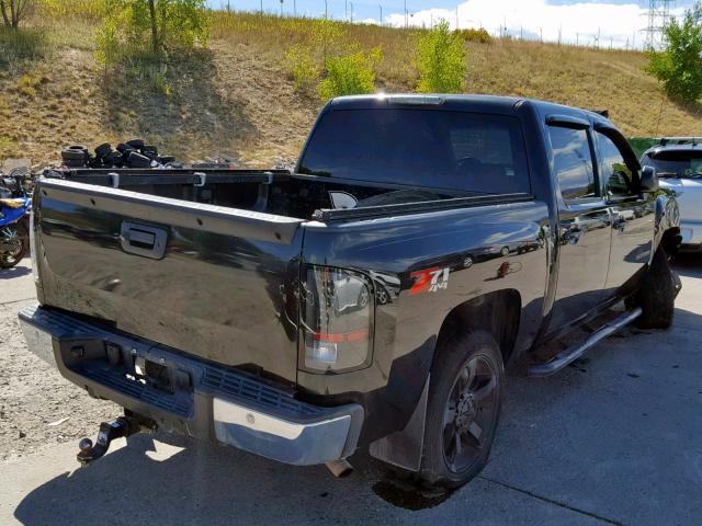 3GCRKTE30AG181586 - 2010 CHEVROLET SILVERADO BLACK photo 4