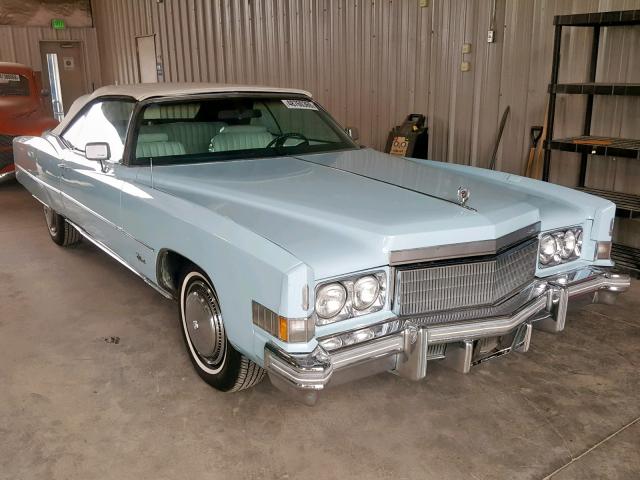 6L67S4Q428190 - 1974 CADILLAC ELDORADO BLUE photo 1