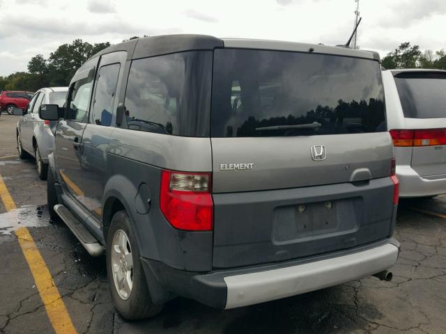 5J6YH18695L010066 - 2005 HONDA ELEMENT EX GRAY photo 3