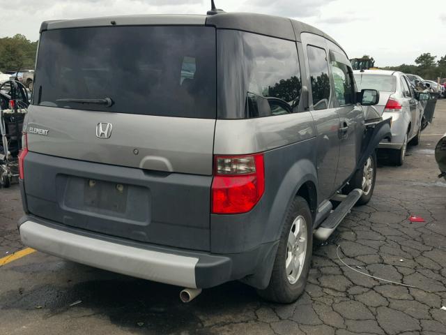 5J6YH18695L010066 - 2005 HONDA ELEMENT EX GRAY photo 4