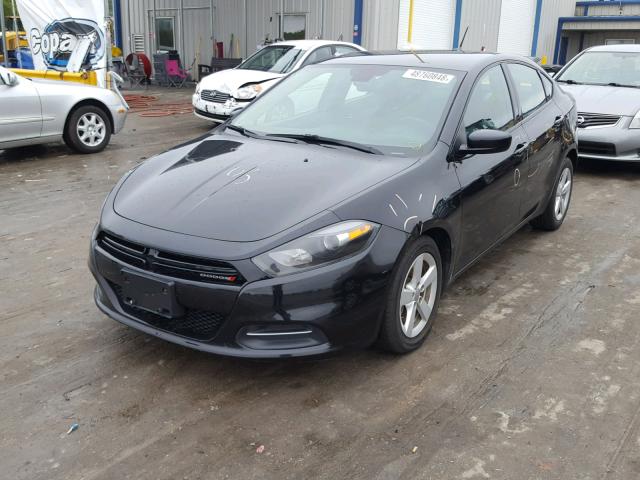 1C3CDFBBXFD193038 - 2015 DODGE DART SXT BLACK photo 2