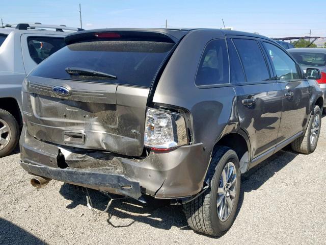 2FMDK3JC1DBA07691 - 2013 FORD EDGE SEL GRAY photo 4