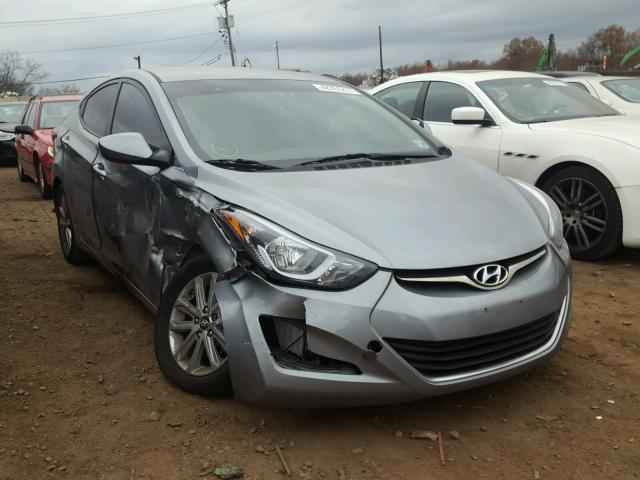 KMHDH4AE5FU422158 - 2015 HYUNDAI ELANTRA SE GRAY photo 1