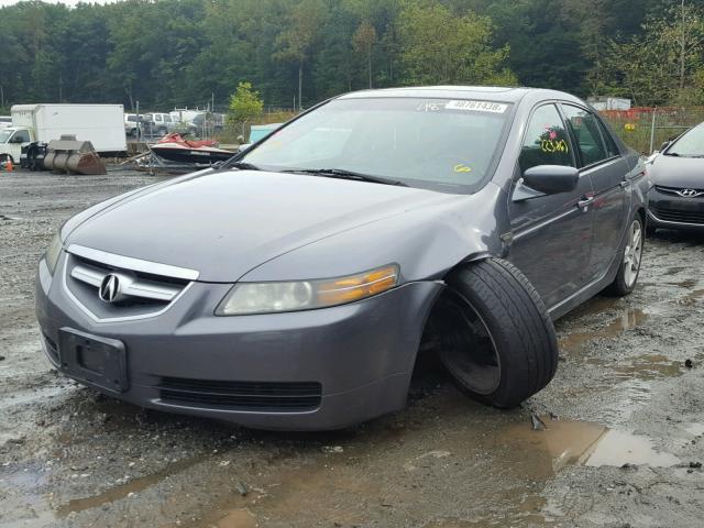 19UUA66215A081099 - 2005 ACURA TL GRAY photo 2