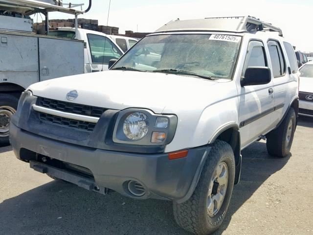 5N1ED28YX2C594982 - 2002 NISSAN XTERRA XE WHITE photo 2