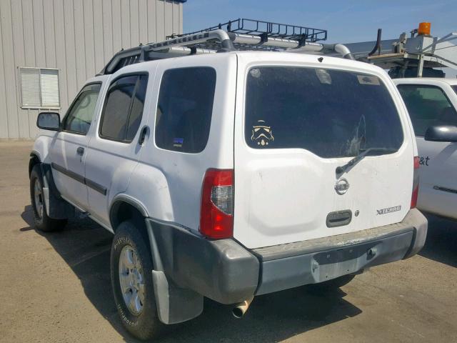 5N1ED28YX2C594982 - 2002 NISSAN XTERRA XE WHITE photo 3