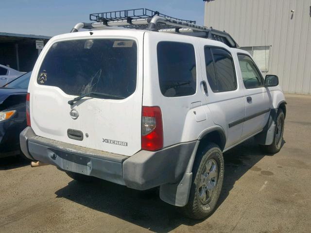 5N1ED28YX2C594982 - 2002 NISSAN XTERRA XE WHITE photo 4