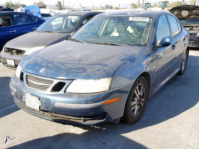 YS3FD49Y271012923 - 2007 SAAB 9-3 2.0T BLUE photo 2