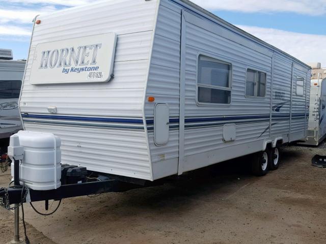 4YDT28R2430308865 - 2003 KEYSTONE HORNET WHITE photo 2