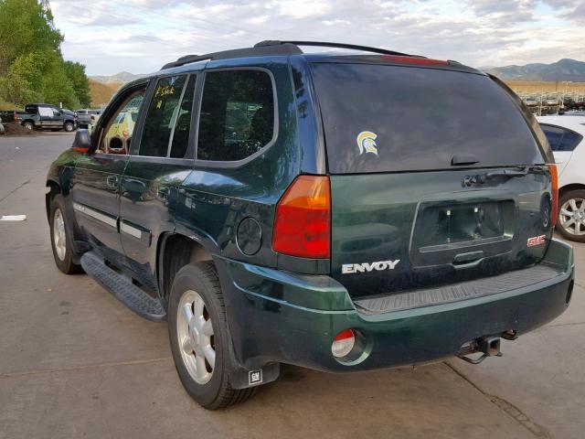 1GKDT13S242243836 - 2004 GMC ENVOY GREEN photo 3