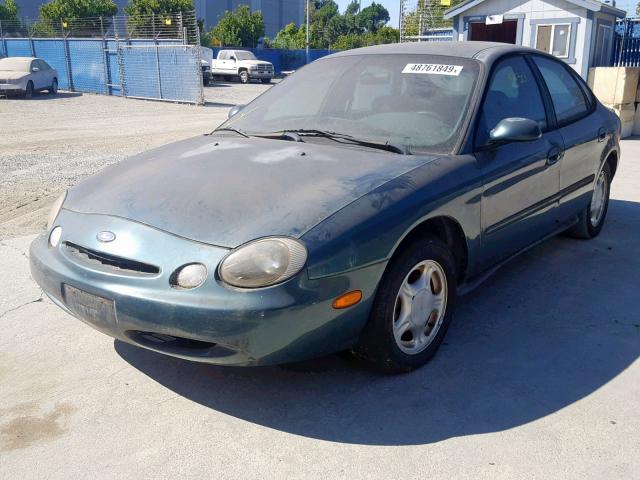 1FALP52U3VG120918 - 1997 FORD TAURUS GL BLUE photo 2