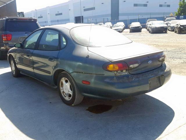 1FALP52U3VG120918 - 1997 FORD TAURUS GL BLUE photo 3