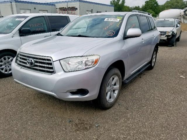 JTEES41AX82033484 - 2008 TOYOTA HIGHLANDER SILVER photo 2