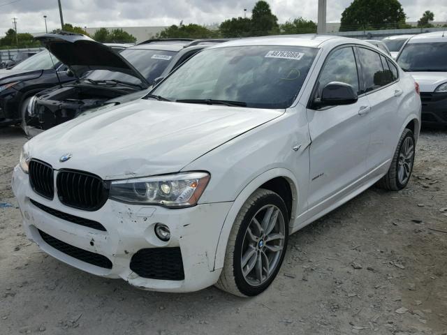 5UXXW5C59G0N91567 - 2016 BMW X4 XDRIVE3 WHITE photo 2
