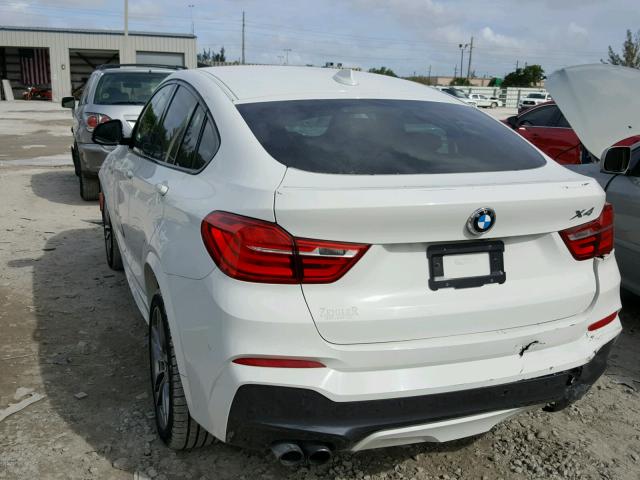 5UXXW5C59G0N91567 - 2016 BMW X4 XDRIVE3 WHITE photo 3