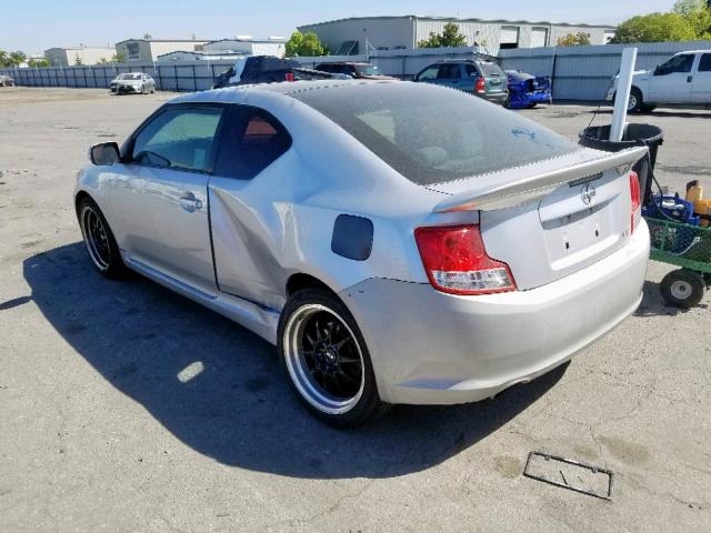 JTKJF5C77C3036479 - 2012 TOYOTA SCION TC SILVER photo 3