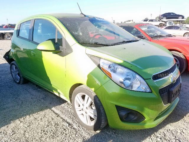 KL8CA6S93EC546153 - 2014 CHEVROLET SPARK LS GREEN photo 1