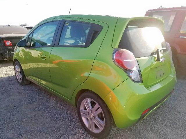 KL8CA6S93EC546153 - 2014 CHEVROLET SPARK LS GREEN photo 3