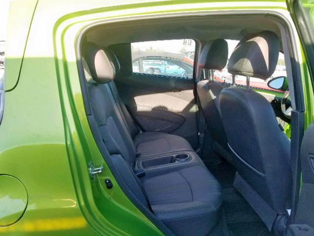 KL8CA6S93EC546153 - 2014 CHEVROLET SPARK LS GREEN photo 6