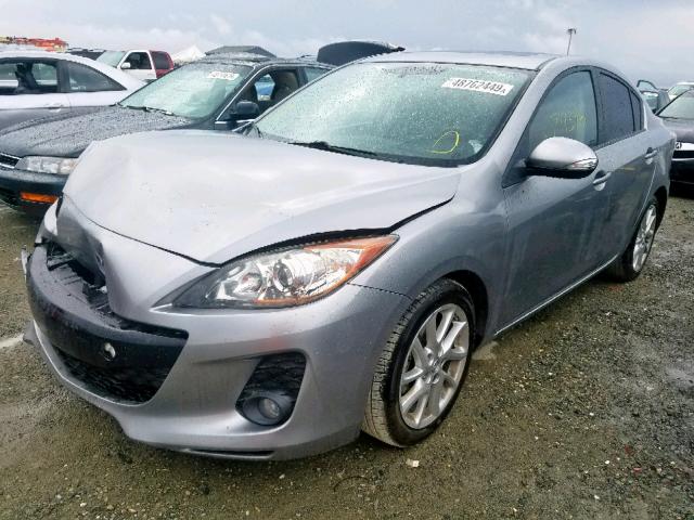 JM1BL1W9XC1674084 - 2012 MAZDA 3 S SILVER photo 2