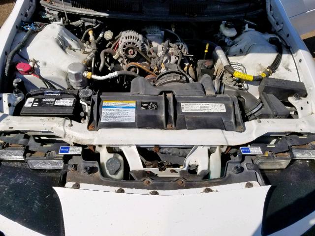 2G1FP22K1T2133622 - 1996 CHEVROLET CAMARO BAS WHITE photo 7