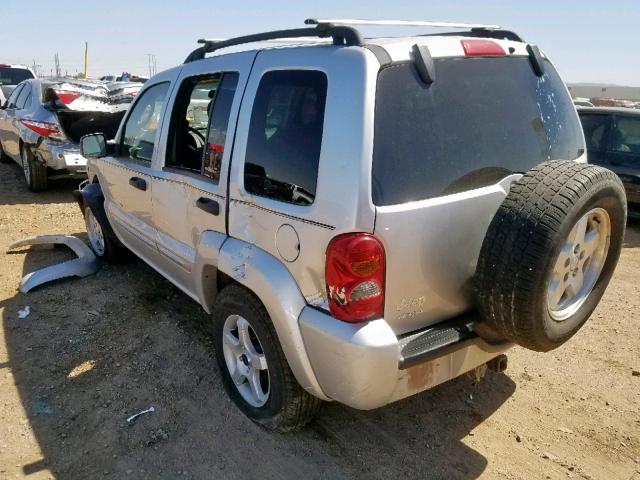 1J4GL58K13W610395 - 2003 JEEP LIBERTY LI SILVER photo 3