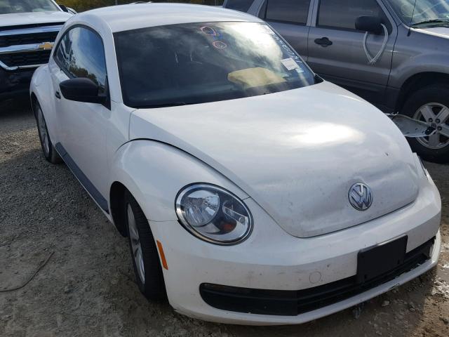 3VWFP7AT2EM603248 - 2014 VOLKSWAGEN BEETLE WHITE photo 1