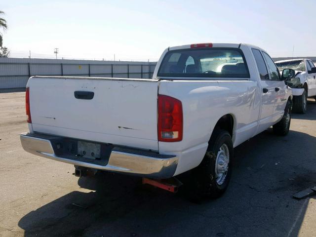 3D7KA28DX4G108545 - 2004 DODGE RAM 2500 S WHITE photo 4