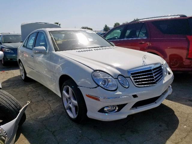 WDBUF56X69B435204 - 2009 MERCEDES-BENZ E 350 WHITE photo 1