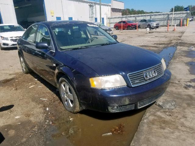 WAULT64B73N036629 - 2003 AUDI A6 3.0 QUA BLUE photo 1