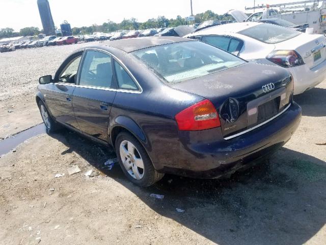 WAULT64B73N036629 - 2003 AUDI A6 3.0 QUA BLUE photo 3