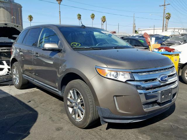 2FMDK3JC6DBB11772 - 2013 FORD EDGE SEL BROWN photo 1