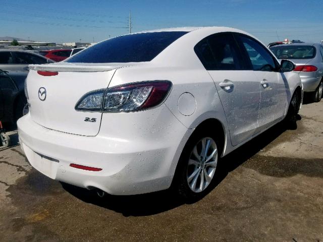 JM1BL1S5XA1197432 - 2010 MAZDA 3 S WHITE photo 4